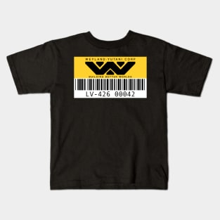 Weyland Yutani Asset tag Kids T-Shirt